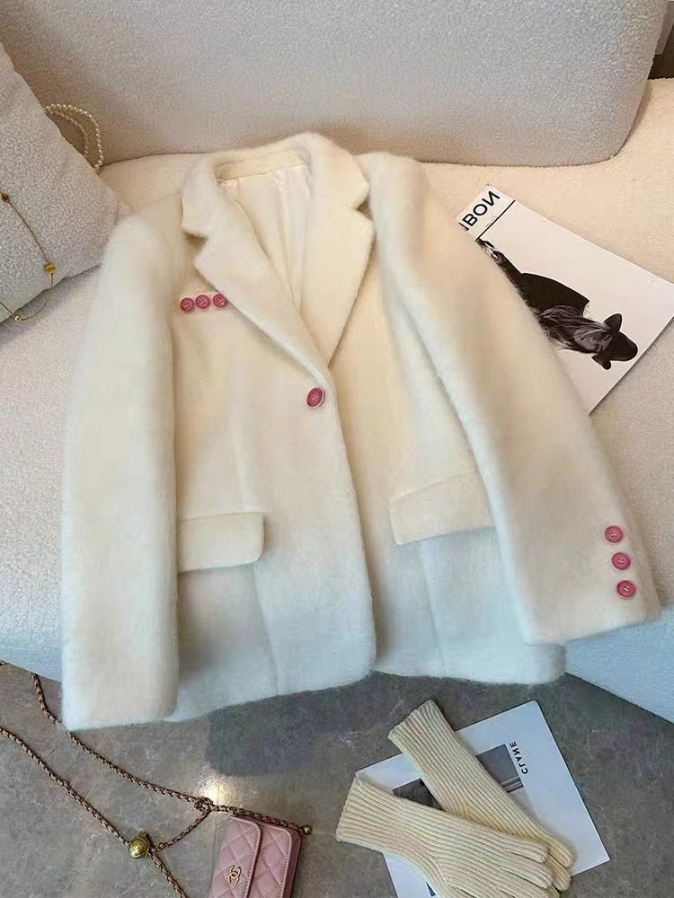 Aurelia Mohair Douce - ALIZAAurelia Mohair DouceAurelia Mohair DouceAurelia Mohair Doucewomen clothALIZAALIZABeigeAurelia Mohair DouceL