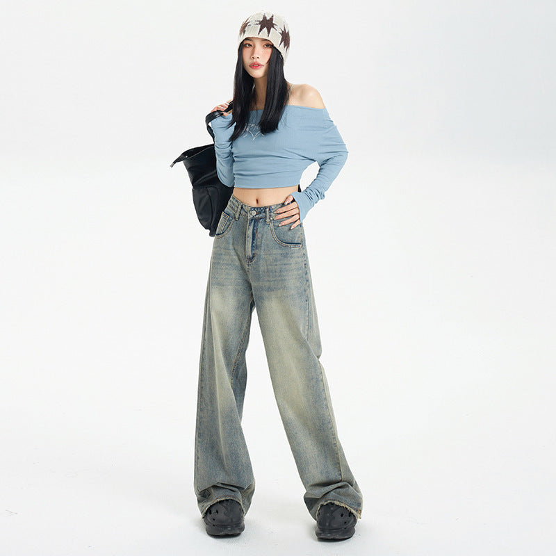 Vionnet Dreamy Drape Worn Jeans