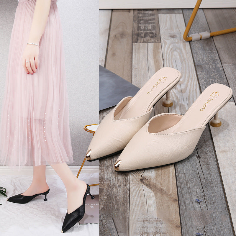 Vionnet Baotou Fashion Slippers