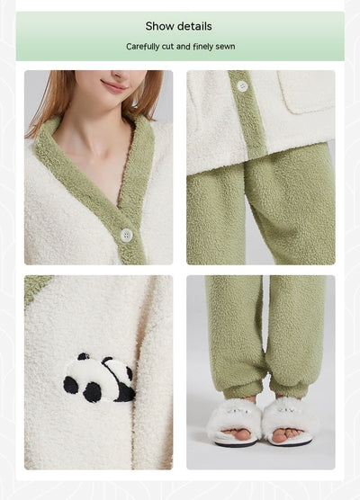 Vionnet Panda Fleece Pajama Set