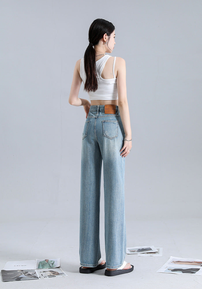 Vionnet Dreamy Drape Straight Jeans