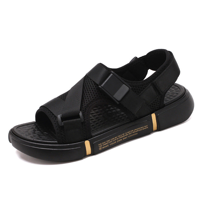 Vionnet Hair-Adorned Beach Sandals