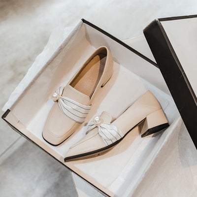 Vionnet British Chunky Leather Loafers