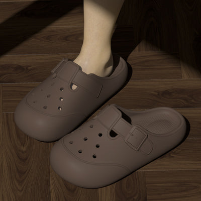 Vionnet Buckle Baotou Clogs