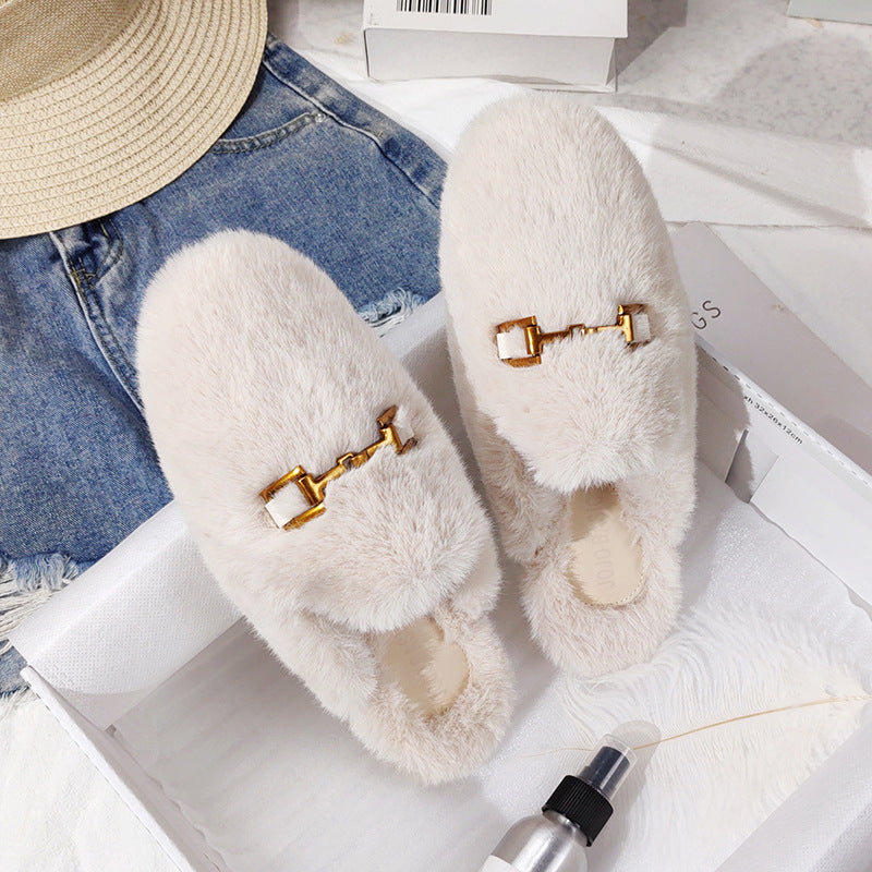 Vionnet Fur Baotou Mules