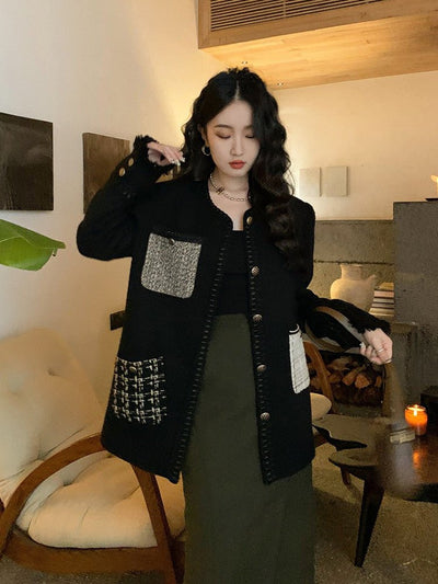 Clare Contraste Noir - ALIZAClare Contraste NoirClare Contraste NoirClare Contraste Noirwomen clothALIZAALIZA67190337BlackClare Contraste NoirL