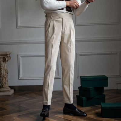 Cord High Trousers - ALIZACord High TrousersCord High TrousersCord High Trousersmen clothingALIZAALIZABeigeCord High Trousers29