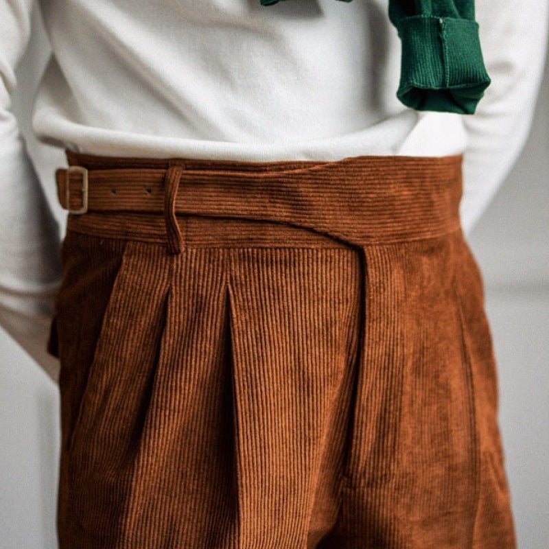 Cord High Trousers - ALIZACord High TrousersCord High TrousersCord High Trousersmen clothingALIZAALIZABeigeCord High Trousers29