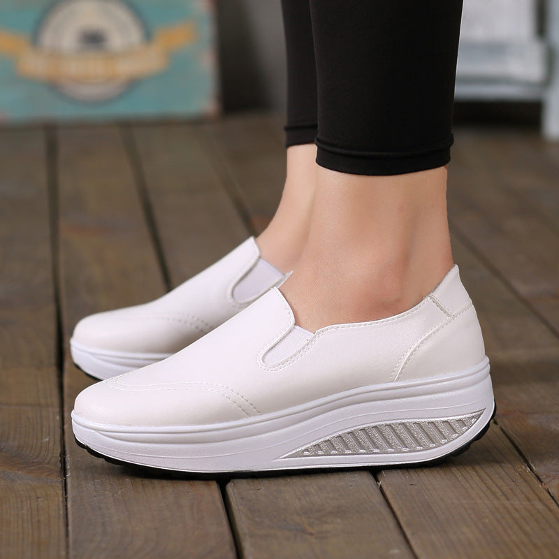 Vionnet White Leather Loafers