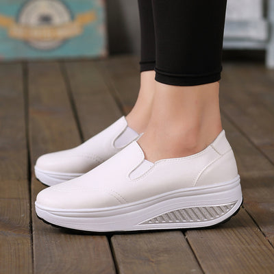 Vionnet White Leather Loafers