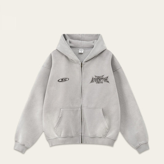 Unisex Patiné Zipper Fleece