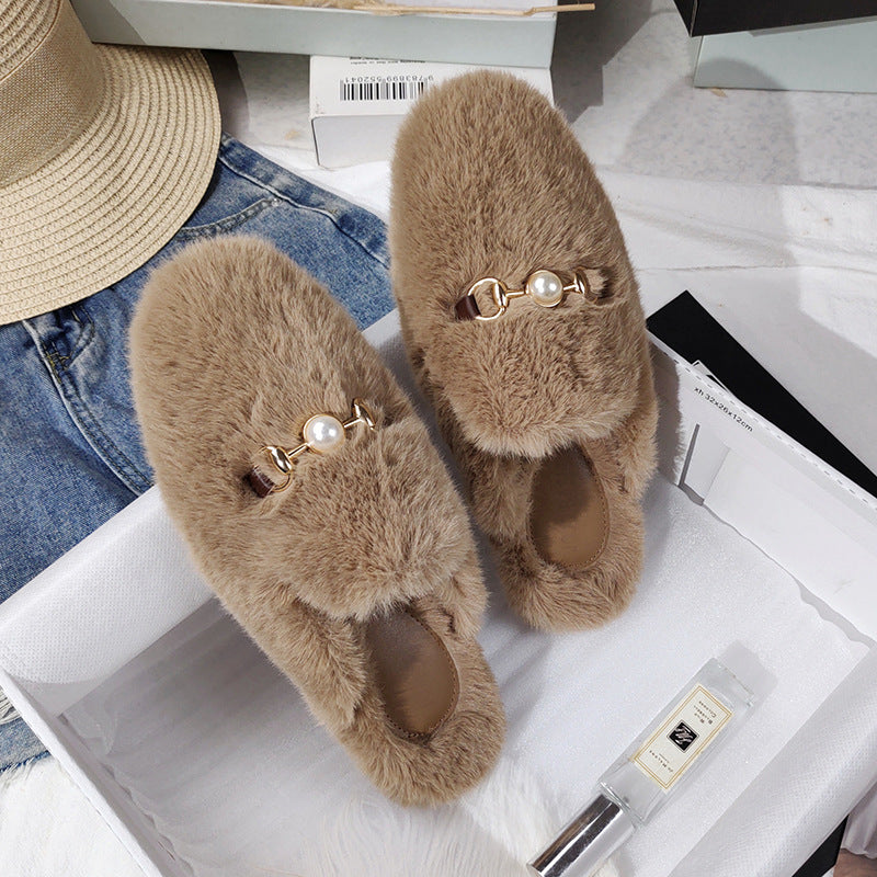 Vionnet Fur Baotou Mules