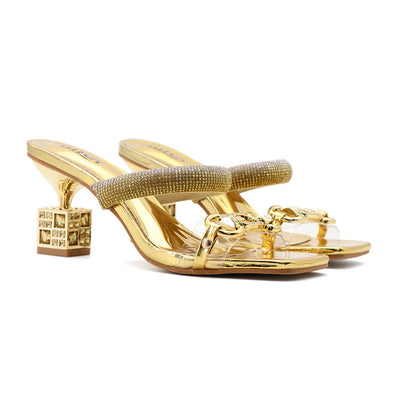 Vionnet Rhinestone Stiletto Slippers