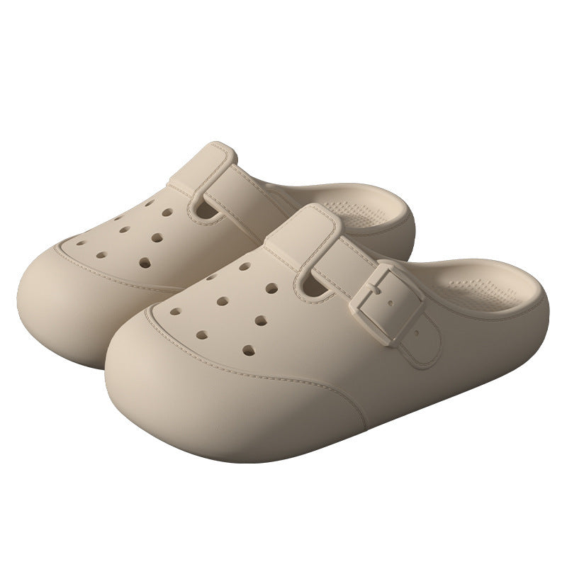 Vionnet Buckle Baotou Clogs