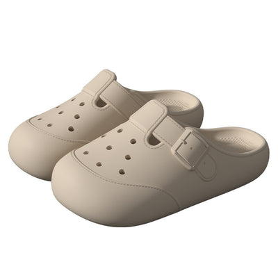Vionnet Buckle Baotou Clogs
