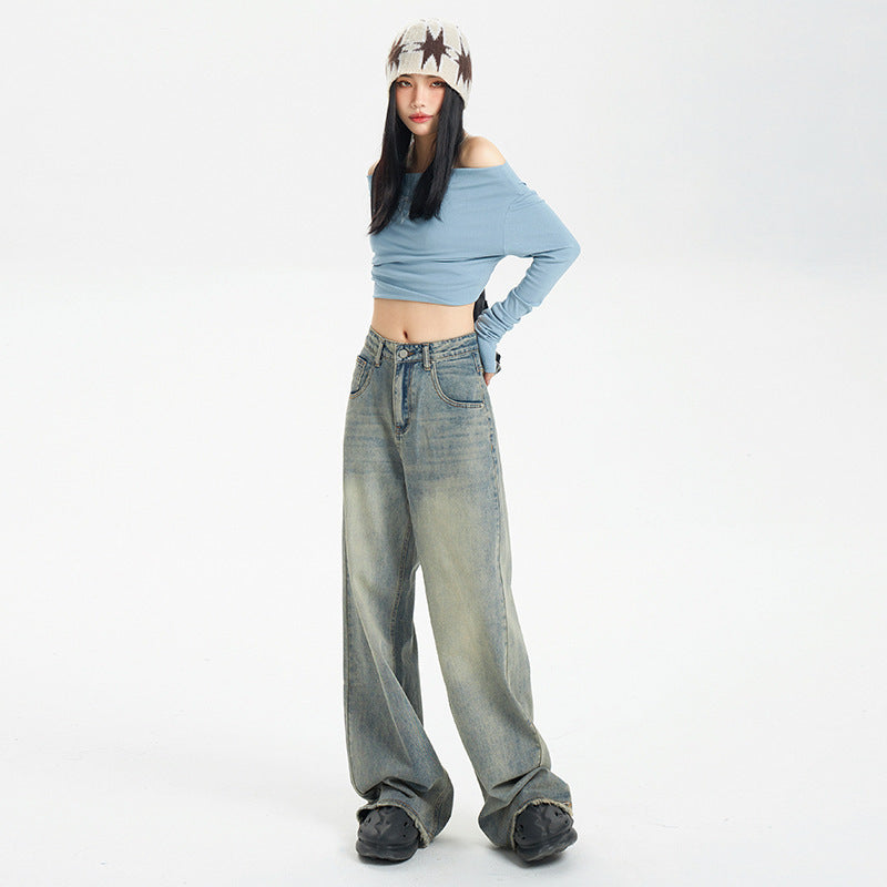 Vionnet Dreamy Drape Worn Jeans