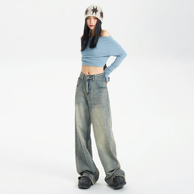 Vionnet Dreamy Drape Worn Jeans