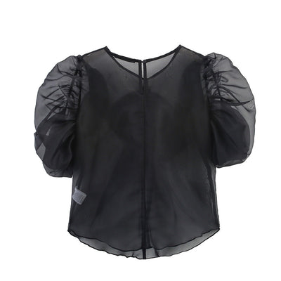 Women's Noeud Puff Top