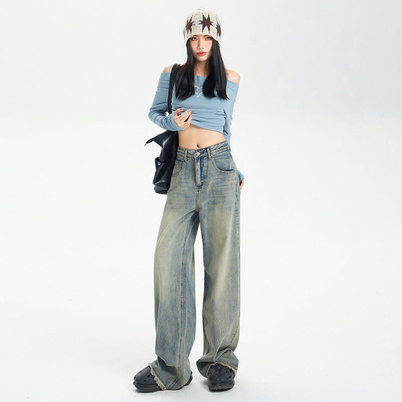 Vionnet Dreamy Drape Worn Jeans