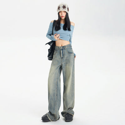Vionnet Dreamy Drape Worn Jeans