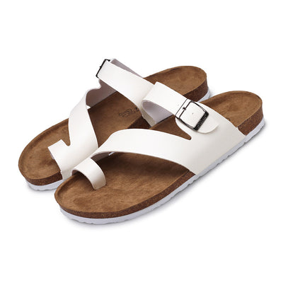 Fashion Couple Cork Slippers