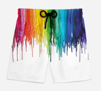 Velasca 3D Printed Beach Shorts