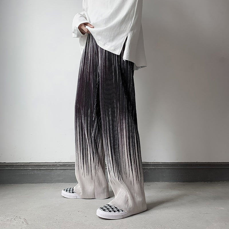 Fade Stripe Trousers - ALIZAFade Stripe TrousersFade Stripe TrousersFade Stripe Trousersmen clothingALIZAALIZABlackFade Stripe Trousers34