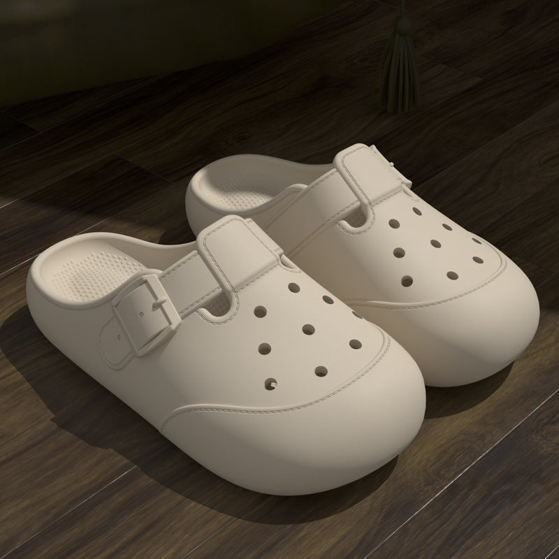 Vionnet Buckle Baotou Clogs