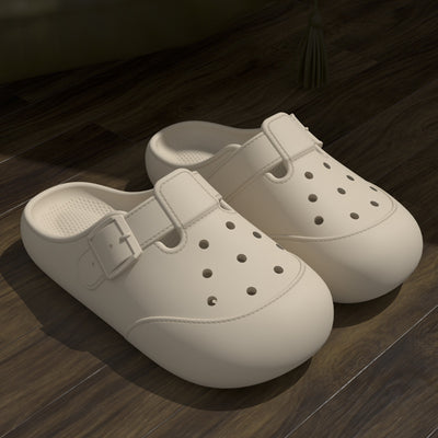 Vionnet Buckle Baotou Clogs