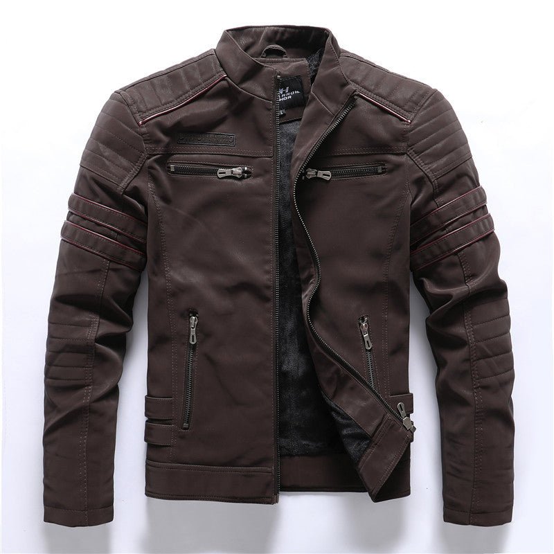 Leather Bomber Jacket - ALIZALeather Bomber JacketLeather Bomber JacketLeather Bomber Jacketmen clothingALIZAALIZA38054465CoffeeLeather Bomber JacketL