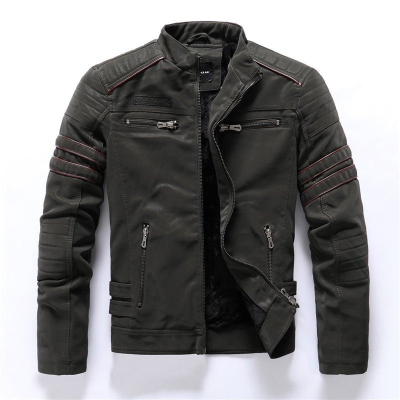 Leather Bomber Jacket - ALIZALeather Bomber JacketLeather Bomber JacketLeather Bomber Jacketmen clothingALIZAALIZA37857857ArmyGreenLeather Bomber JacketL