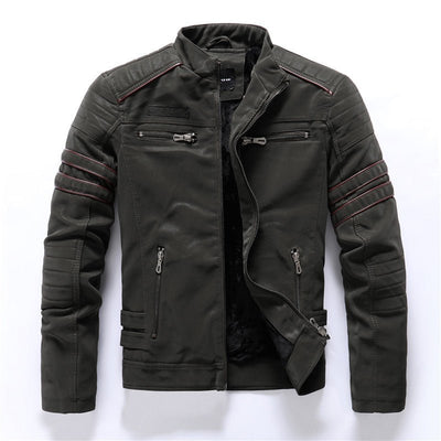 Leather Bomber Jacket - ALIZALeather Bomber JacketLeather Bomber JacketLeather Bomber Jacketmen clothingALIZAALIZA37857857ArmyGreenLeather Bomber JacketL