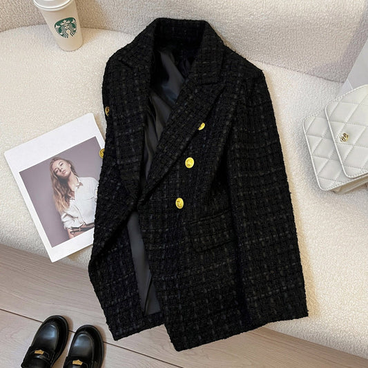 Liora Tweed Noir - ALIZALiora Tweed NoirLiora Tweed NoirLiora Tweed Noirwomen clothALIZAALIZABlackLiora Tweed NoirL