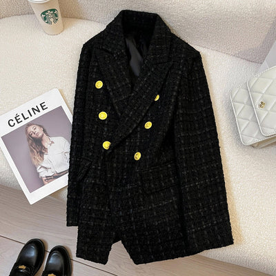 Liora Tweed Noir - ALIZALiora Tweed NoirLiora Tweed NoirLiora Tweed Noirwomen clothALIZAALIZABlackLiora Tweed NoirL