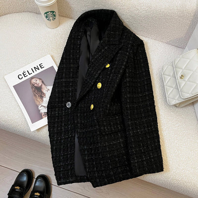 Liora Tweed Noir - ALIZALiora Tweed NoirLiora Tweed NoirLiora Tweed Noirwomen clothALIZAALIZABlackLiora Tweed NoirL