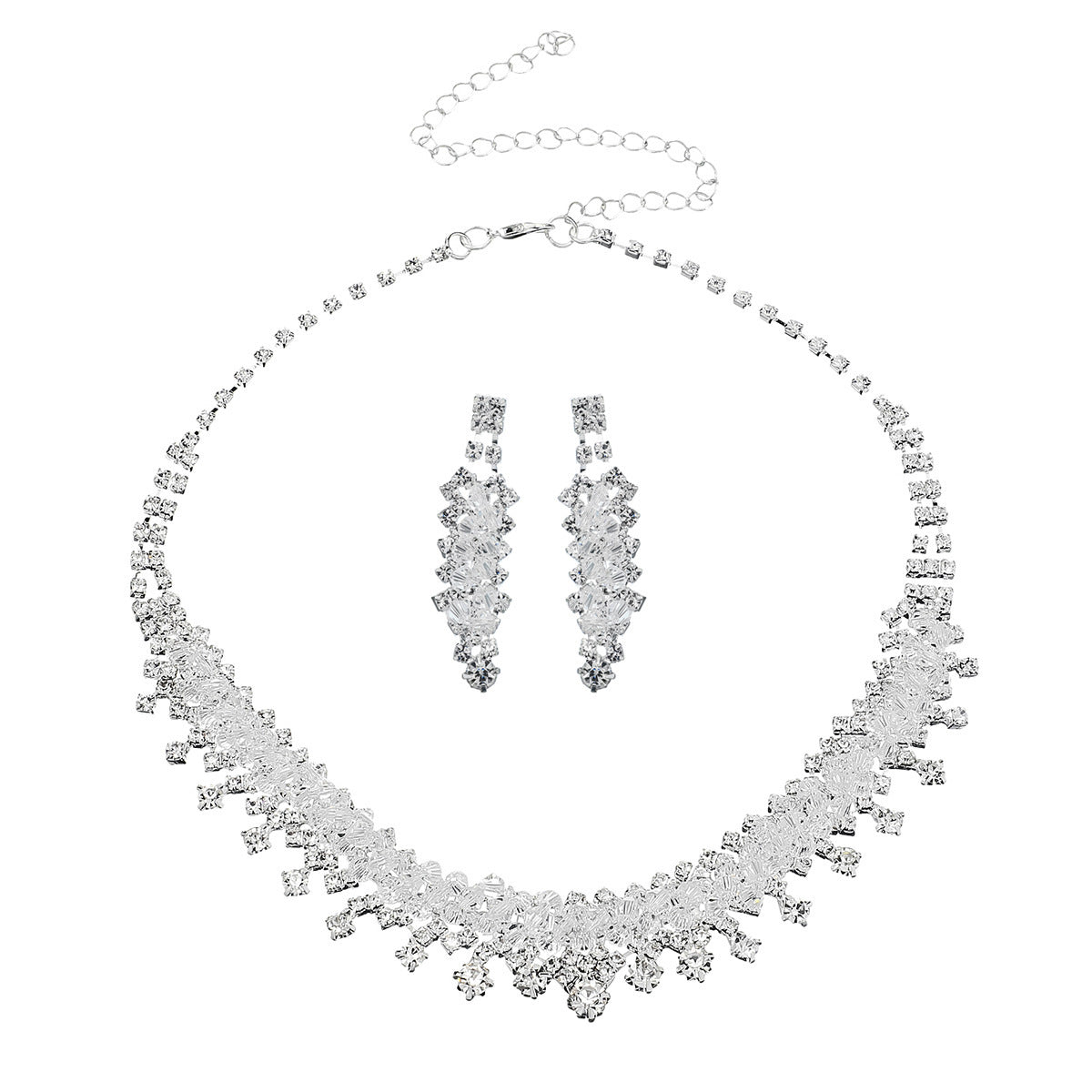 Lunara Nuptial Éclat - ALIZALunara Nuptial ÉclatLunara Nuptial ÉclatLunara Nuptial ÉclatWomen AccessoriesALIZAALIZA66351425Auréline Crystal Cascade SetLunara Nuptial Éclat