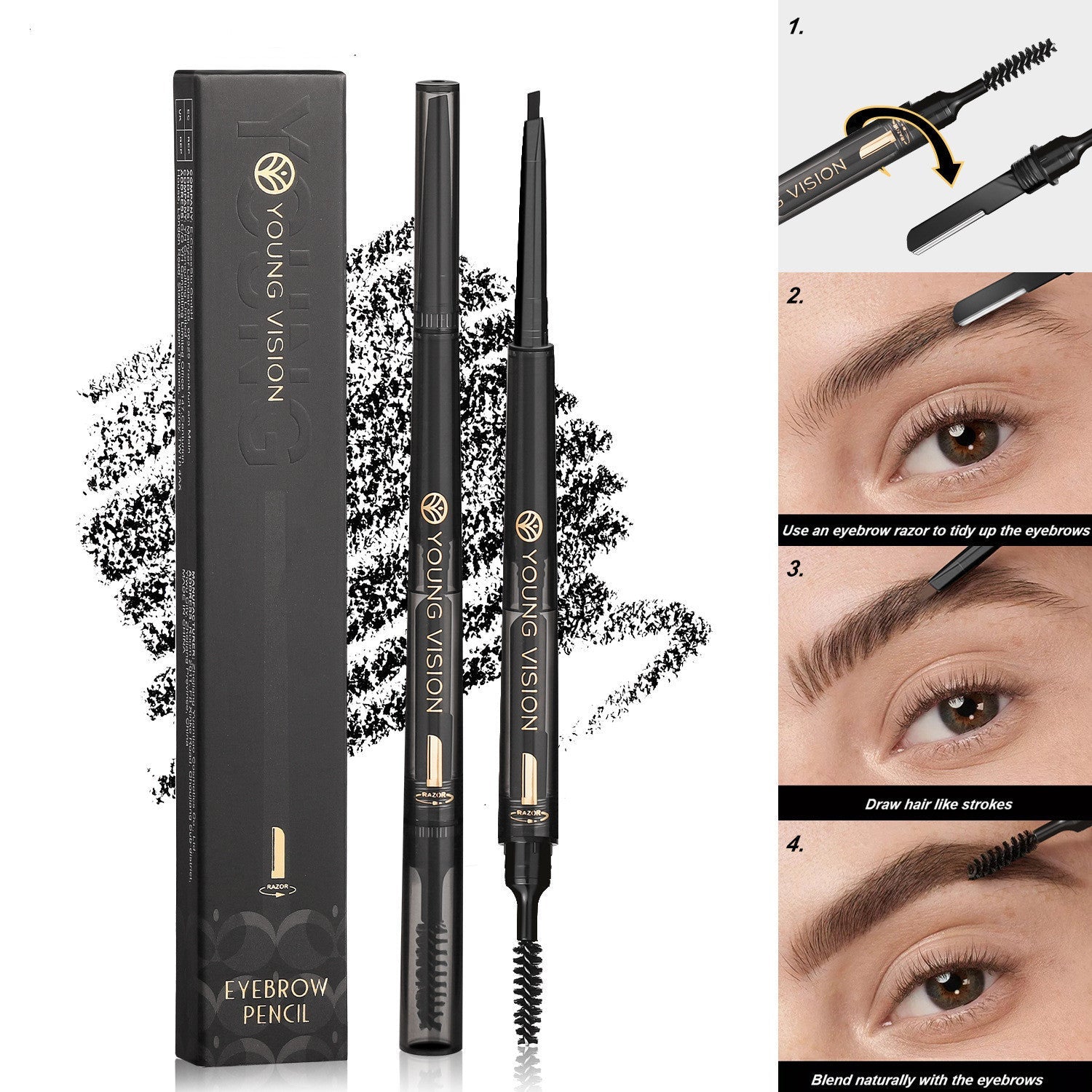 LuxeDefine Brow Pencil - ALIZALuxeDefine Brow PencilLuxeDefine Brow PencilLuxeDefine Brow Pencilwomen makeupALIZAALIZA41769281BlackLuxeDefine Brow Pencil
