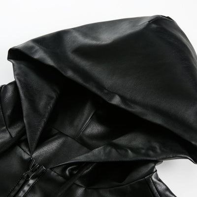 Retro Cuir Hood - ALIZARetro Cuir HoodRetro Cuir HoodRetro Cuir HoodmenALIZAALIZABlackRetro Cuir HoodL