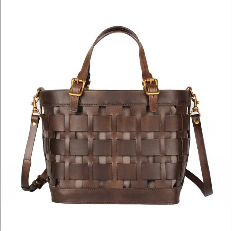 Velasca Hollow Leather Bag - ALIZAVelasca Hollow Leather BagVelasca Hollow Leather BagVelasca Hollow Leather BagwomenALIZAALIZACoffeeVelasca Hollow Leather Bag
