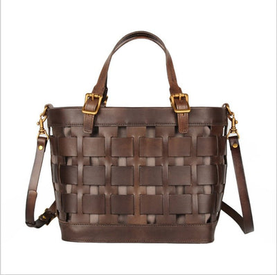 Velasca Hollow Leather Bag - ALIZAVelasca Hollow Leather BagVelasca Hollow Leather BagVelasca Hollow Leather BagwomenALIZAALIZACoffeeVelasca Hollow Leather Bag