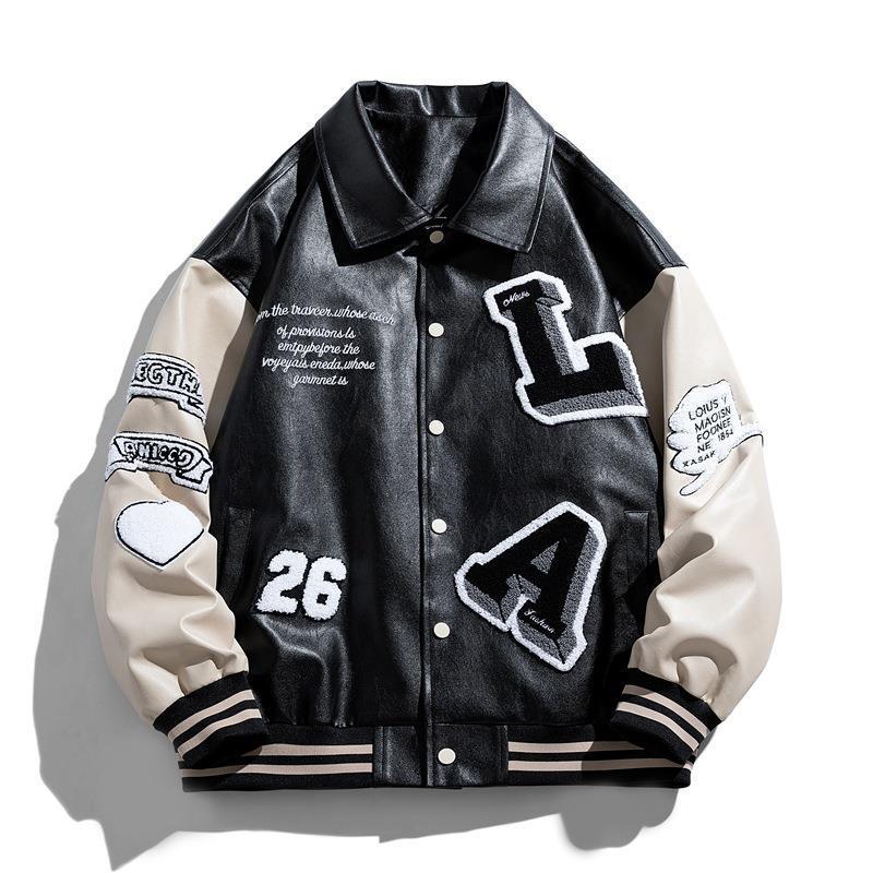 Velasca Lapel Leather Jacket - ALIZAVelasca Lapel Leather JacketVelasca Lapel Leather JacketVelasca Lapel Leather JacketmenALIZAALIZABlackVelasca Lapel Leather Jacket2XL