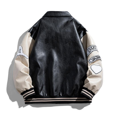 Velasca Lapel Leather Jacket - ALIZAVelasca Lapel Leather JacketVelasca Lapel Leather JacketVelasca Lapel Leather JacketmenALIZAALIZABlackVelasca Lapel Leather Jacket2XL