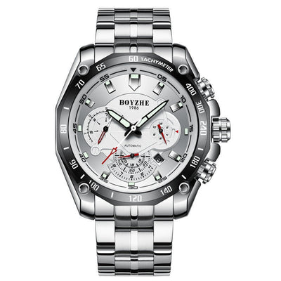Velasca Steel Luminous Watch - ALIZAVelasca Steel Luminous WatchVelasca Steel Luminous WatchVelasca Steel Luminous WatchmenALIZAALIZASilver Eclipse – Ivory CoreVelasca Steel Luminous Watch