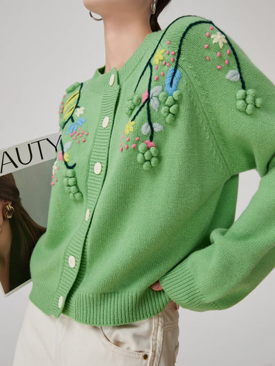 Vert Brodé Cardigan" - ALIZAVert Brodé Cardigan"Vert Brodé Cardigan"Vert Brodé Cardigan"womenALIZAALIZAGreenVert Brodé Cardigan"M
