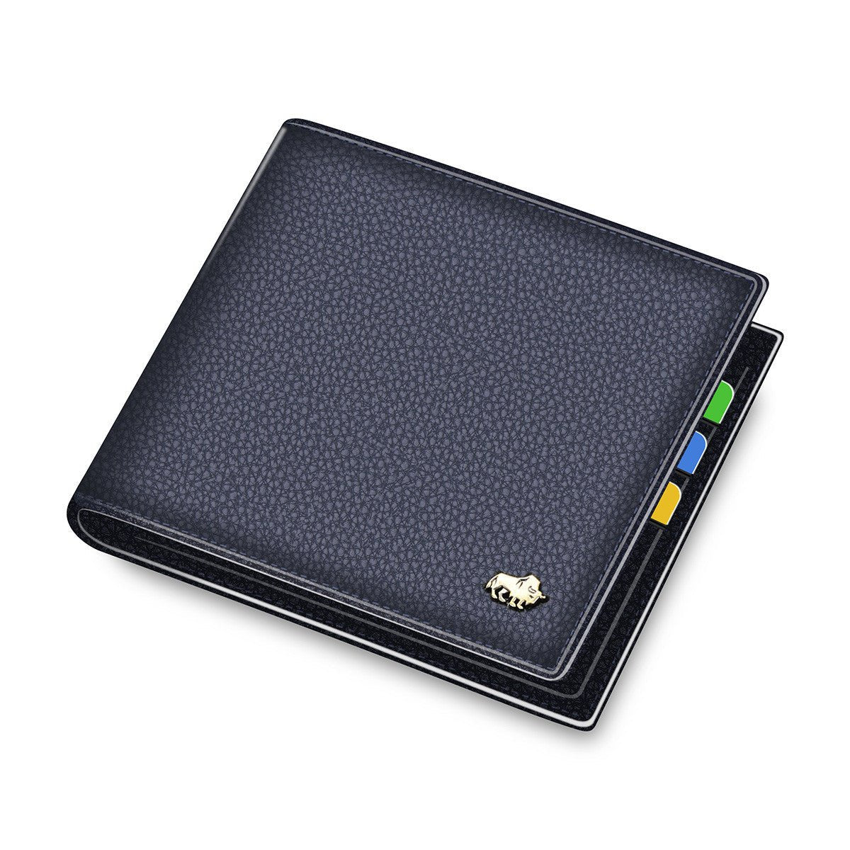 Vionnet Bison Leather Wallet - ALIZAVionnet Bison Leather WalletVionnet Bison Leather WalletVionnet Bison Leather WalletmenALIZAALIZABlueVionnet Bison Leather WalletBison Emblème