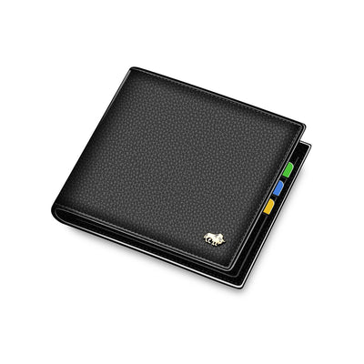 Vionnet Bison Leather Wallet - ALIZAVionnet Bison Leather WalletVionnet Bison Leather WalletVionnet Bison Leather WalletmenALIZAALIZABlackVionnet Bison Leather WalletBison Emblème