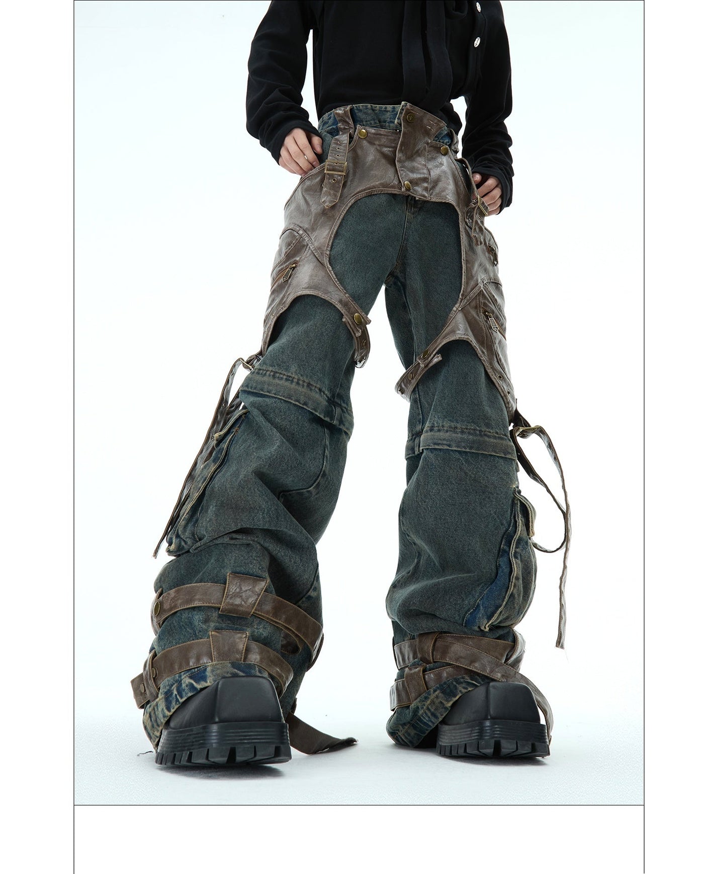 Vionnet Deconstructed Stitched Jeans - ALIZAVionnet Deconstructed Stitched JeansVionnet Deconstructed Stitched JeansVionnet Deconstructed Stitched JeansmenALIZAALIZABlueVionnet Deconstructed Stitched Jeans34