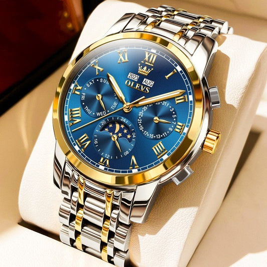 Vionnet Moon Phase Mechanical Watch - ALIZAVionnet Moon Phase Mechanical WatchVionnet Moon Phase Mechanical WatchVionnet Moon Phase Mechanical WatchmenALIZAALIZAAll BlackVionnet Moon Phase Mechanical Watch