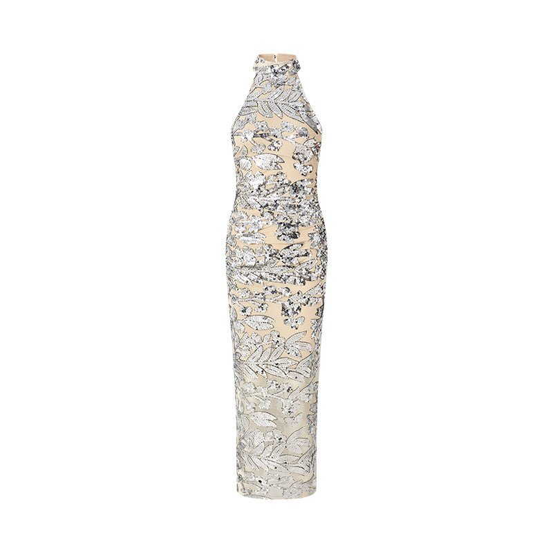 Vionnet Sequin Halter Maxi - ALIZAVionnet Sequin Halter MaxiVionnet Sequin Halter MaxiVionnet Sequin Halter MaxiwomenALIZAALIZA99132225Bright ColorVionnet Sequin Halter MaxiL