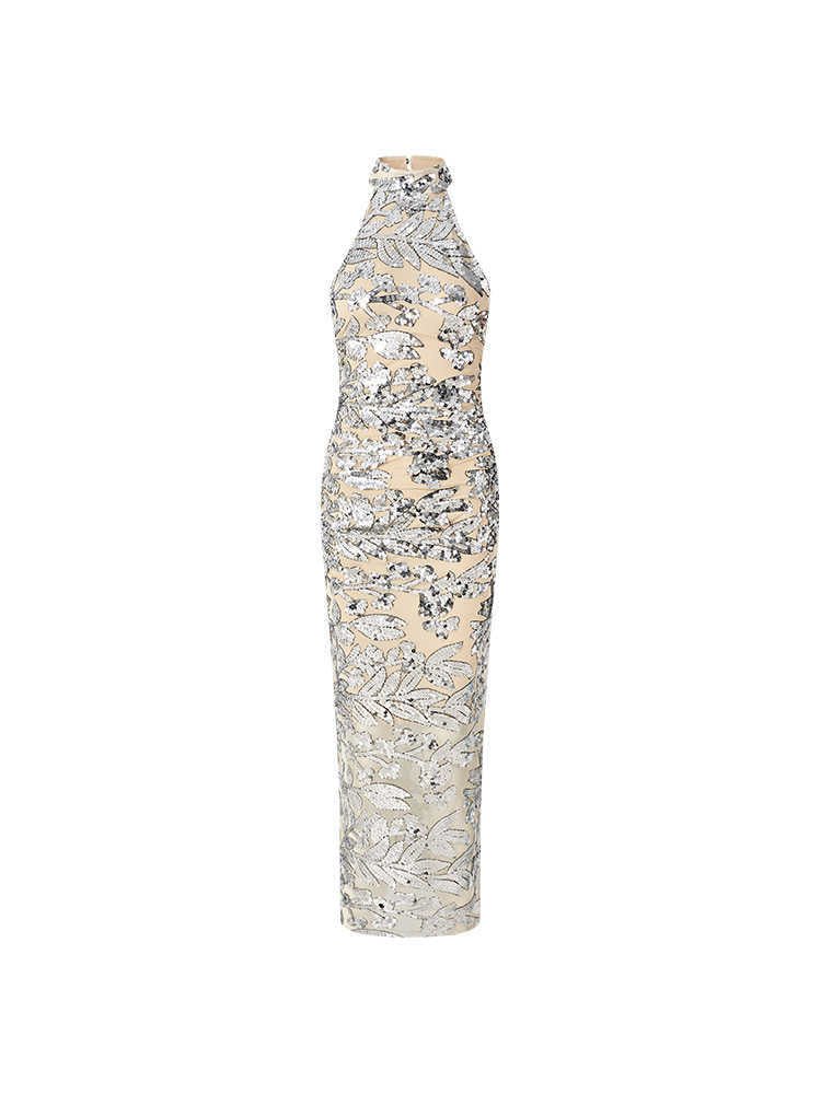 Vionnet Sequin Halter Maxi - ALIZAVionnet Sequin Halter MaxiVionnet Sequin Halter MaxiVionnet Sequin Halter MaxiwomenALIZAALIZA99132225Bright ColorVionnet Sequin Halter MaxiL